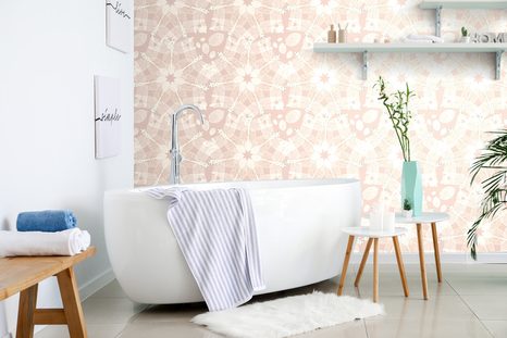 TAPETA VÁŽKY VE VZORU MANDALY - TAPETY FENG SHUI - TAPETY