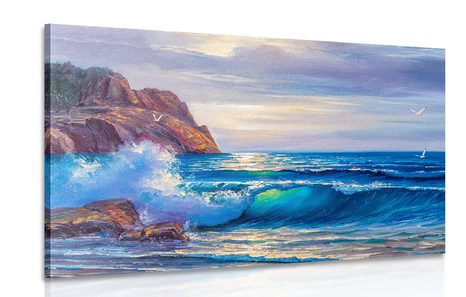 CANVAS PRINT MORNING AT SEA - 🔥 TOTAL SALE 🔥