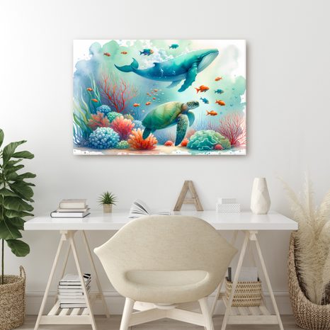 OBRAZ MORSKA NATURA I ZWIERZĘTA - OBRAZY PODWODNY ŚWIAT - OBRAZY