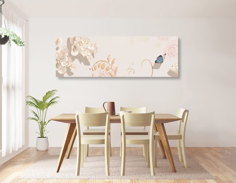 КАРТИНА НА ПЛАТНО – ВИНТИДЖ НАТЮРМОРТ С ПЕПЕРУДА - ВИНТИДЖ И РЕТРО КАРТИНИ - КАРТИНИ