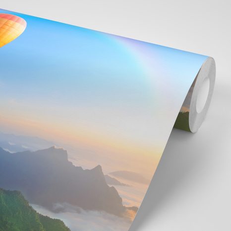 SAMOLEPÍCÍ FOTOTAPETA DOBRODRUŽSTVÍ NA BALÓNECH - SAMOLEPÍCÍ TAPETY - TAPETY