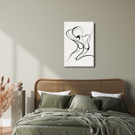 OBRAZ ABSTRAKTNÍ LINIE ŽENY - OBRAZY ŽENY - OBRAZY