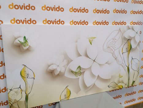 КАРТИНА НА ПЛАТНО – АБСТРАКТНИ ЦВЕТЯ - АБСТРАКТНИ КАРТИНИ - КАРТИНИ