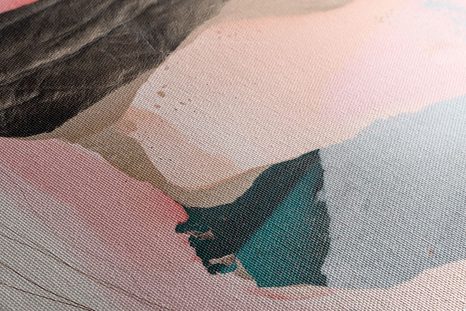 WANDBILD ABSTRAKTION IM HERZEN DER NATUR - ABSTRAKTE BILDER - BILDER