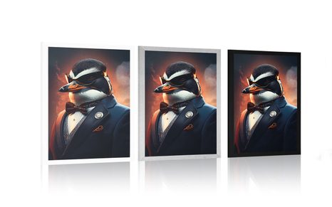 PLAKÁT ZVÍŘECÍ GANGSTER TUČŇÁK - ZVÍŘECÍ GANGSTEŘI - PLAKÁTY