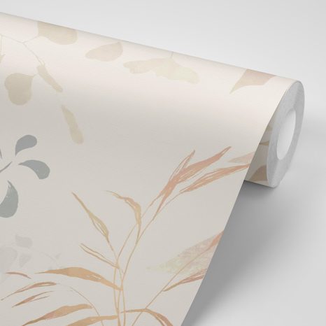 TAPETA ABSTRAKTNÍ ROSTLINNÉ ZÁTIŠÍ - TAPETY LISTY - TAPETY