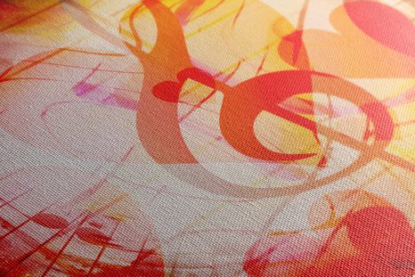 КАРТИНА НА ПЛАТНО – ЛЮБОВ КЪМ МУЗИКАТА - КАРТИНИ ЛЮБОВ - КАРТИНИ