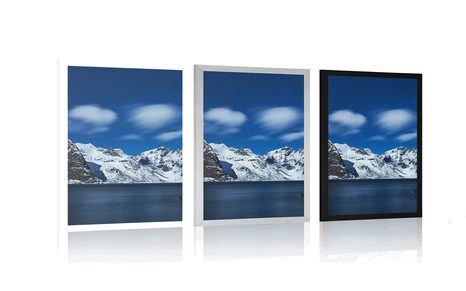 POSTER – PAESAGGIO NOTTURNO IN NORVEGIA - NATURA - POSTER