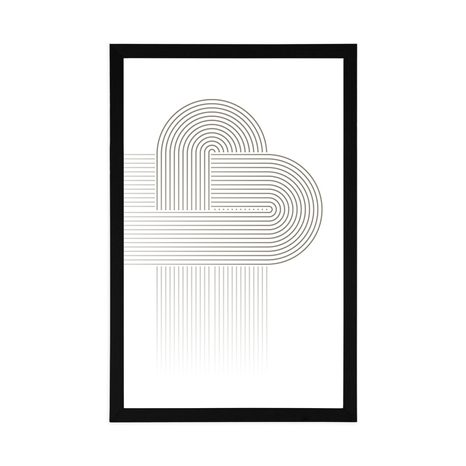 ПЛАКАТ – СВЪРЗАНИ ДЪГИ MID-CENTURY - МОТИВИ ОТ НАШЕТО АТЕЛИЕ - ПЛАКАТИ