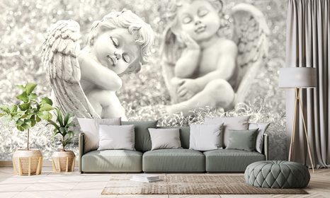 WALL MURAL PAIR OF ANGELS - WALLPAPERS - 🔥 TOTAL SALE 🔥