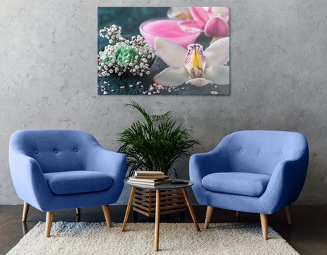 TABLOU DETALIU INEDIT AL ORHIDEII - TABLOU FLORI - TABLOURI