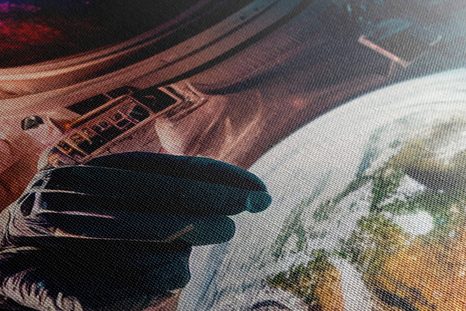 OBRAZ KOSMONAUT V NEZNÁMÉ ATMOSFÉŘE - OBRAZY ASTRONAUT - OBRAZY