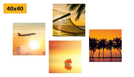 BILDER-SET ZAUBER DES URLAUBS AM MEER - BILDERSETS - BILDER