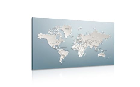 KÉP VILÁGTÉRKÉP EREDETI KIVITELBEN - TÉRKÉPES KÉPEK - KÉPEK