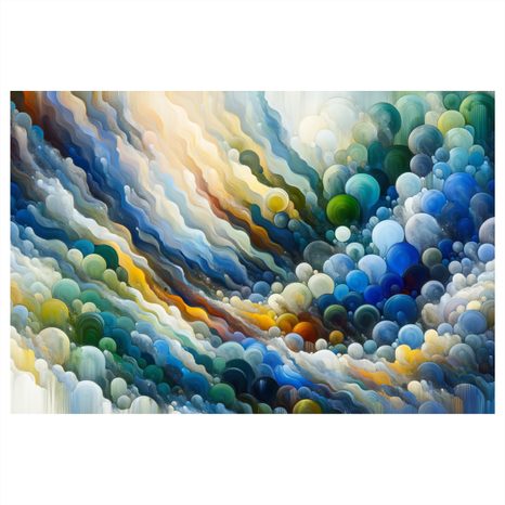 WANDBILD LICHTSTRÖMUNG - WANDBILDER ABSTRAKTE FORMEN - BILDER