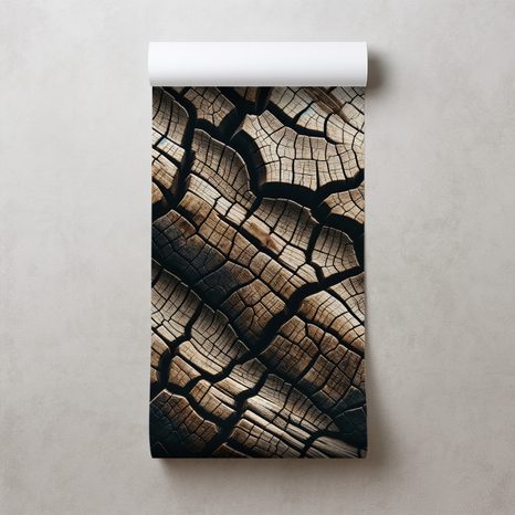 TAPETE NATÜRLICHE HOLZTEXTUR - TAPETEN IN HOLZOPTIK - TAPETEN