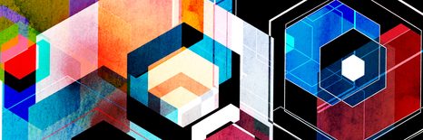 OBRAZ FUTURISTICKÁ GEOMETRIA - ABSTRAKTNÉ OBRAZY - OBRAZY