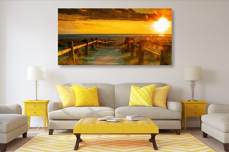 WANDBILD FASZINIERENDER SONNENUNTERGANG - 🔥 TOTALAUSVERKAUF