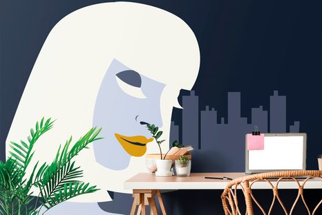 TAPETA ZÁHADNÁ CIZINKA - POP ART TAPETY - TAPETY