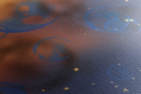 STAMPA SU TELA – BOLLE MAGICHE - QUADRI ASTRATTO - STAMPE E QUADRI