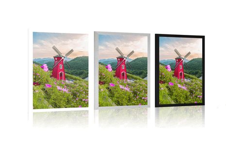 POSTER MEADOW BY THE MAGIC MILL - NATURE - POSTERS