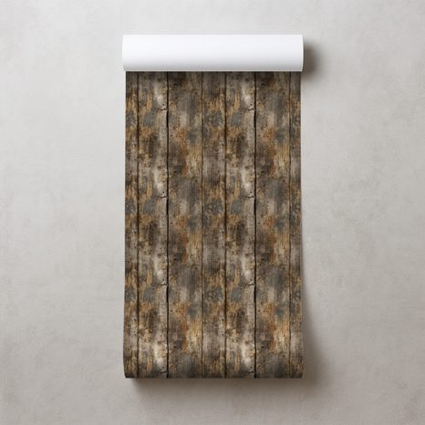 FOTOTAPETE RUSTIKALE HOLZBRETTER - TAPETEN IN HOLZOPTIK - TAPETEN