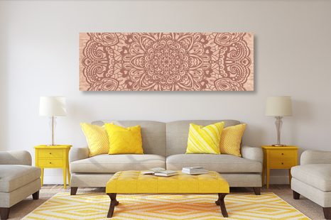 ΕΙΚΌΝΑ FLORAL MANDALA - ΠΊΝΑΚΕΣ ΦΕΝΓΚ ΣΟΎΙ - ΠΊΝΑΚΕΣ