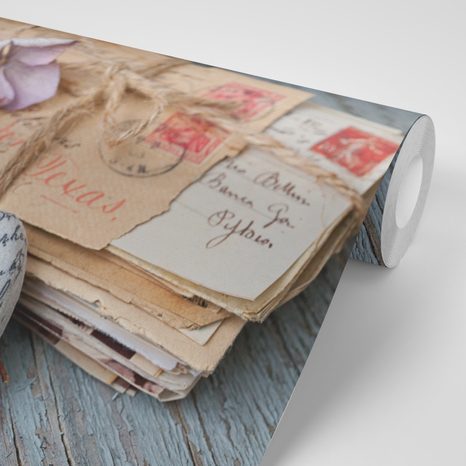 SAMOLEPÍCÍ FOTOTAPETA NOSTALGICKÉ LISTY - SAMOLEPÍCÍ TAPETY - TAPETY