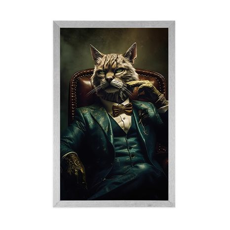 POSTER TIERISCHER GANGSTER KATER - POSTER - 🔥 TOTALAUSVERKAUF
