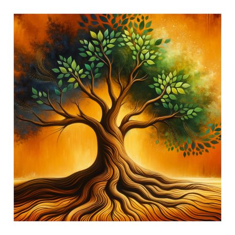 WANDBILD MAGISCHER BAUM DES LEBENS - BILDER BÄUME DES LEBENS - BILDER