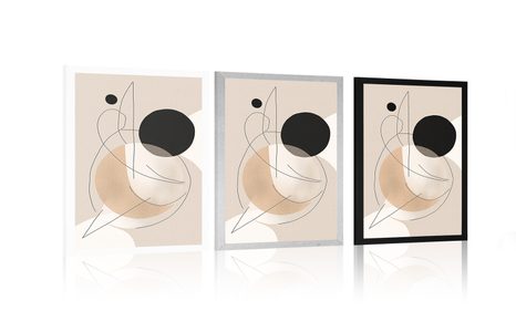 POSTER ABSTRAKTE FORMEN NO8 - ABSTRAKTE FORMEN - POSTER