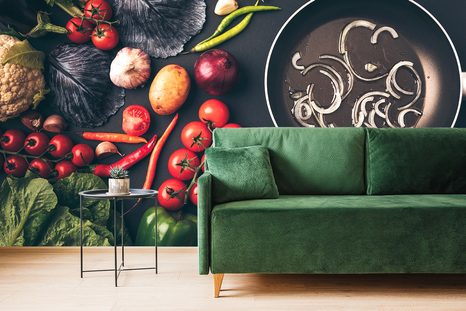 SELBSTKLEBENDE FOTOTAPETE KOCHKUNST - SELBSTKLEBENDE TAPETEN - TAPETEN