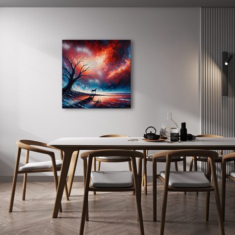 OBRAZ STROM ŽIVOTA POD HVĚZDNOU OBLOHOU - OBRAZY STROMY ŽIVOTA - OBRAZY