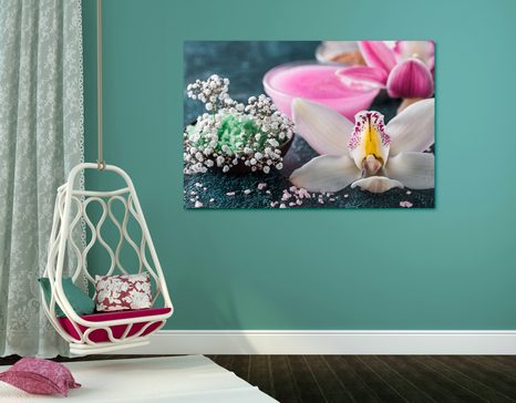 TABLOU DETALIU INEDIT AL ORHIDEII - TABLOU FLORI - TABLOURI
