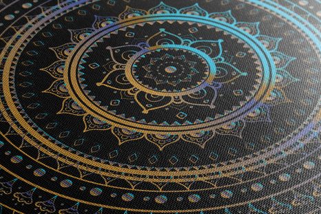 OBRAZ MANDALA SE VZOREM SLUNCE - OBRAZY FENG SHUI - OBRAZY