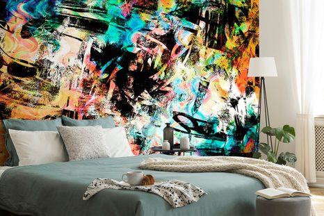 TAPETE EINZIGARTIGE GRAFFITI-KUNST - TAPETEN - 🔥 TOTALAUSVERKAUF