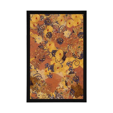 POSTER – ASTRAZIONE ISPIRATA A G. KLIMT - ASTRATTO E MODELLATO - POSTER