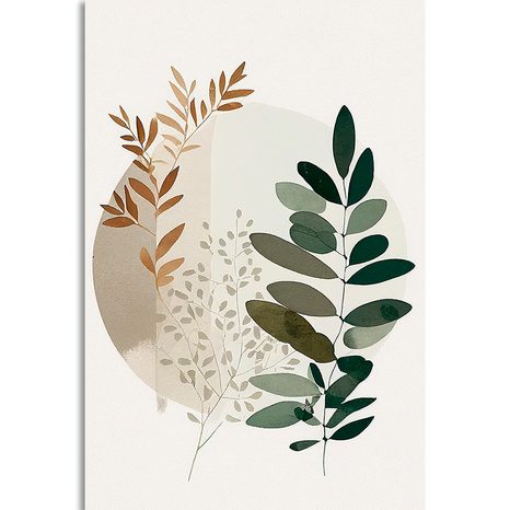 OBRAZ BOHO ROSTLINKY - OBRAZY STROMY A LISTY - OBRAZY