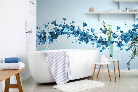 SAMOLEPÍCÍ TAPETA LÉTAJÍCÍ VZORY - SAMOLEPÍCÍ TAPETY - TAPETY