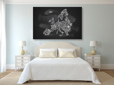 QUADRO IN SUGHERO – MAPPA DELL'EUROPA MODERNA - QUADRI SU SUGHERO - STAMPE E QUADRI