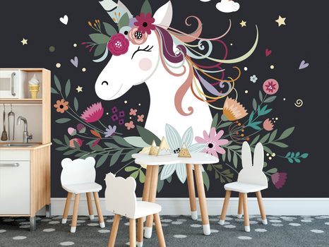 SAMOLEPÍCÍ TAPETA ROZTOMILÝ JEDNOROŽEC - SAMOLEPÍCÍ TAPETY - TAPETY