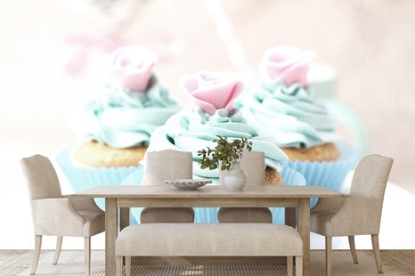 ΑΥΤΟΚΌΛΛΗΤΗ ΤΟΙΧΟΓΡΑΦΊΑ ΠΟΛΎΧΡΩΜΑ ΓΛΥΚΆ CUPCAKES - ΑΥΤΟΚΌΛΛΗΤΕΣ ΤΑΠΕΤΣΑΡΊΕΣ - ΤΑΠΕΤΣΑΡΊΕΣ