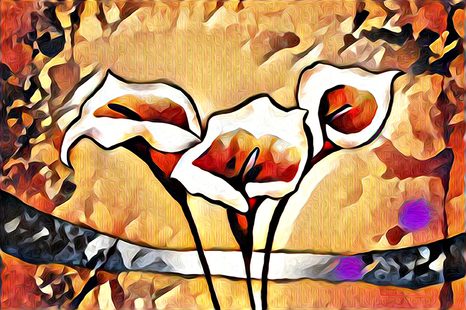 SAMOLEPÍCÍ TAPETA UMĚLECKÉ ETNO KALY - SAMOLEPÍCÍ TAPETY - TAPETY