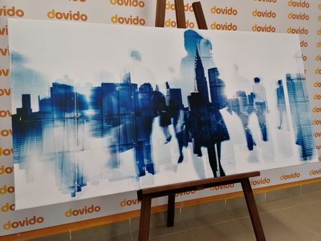 OBRAZ SILUETY PODNIKATELŮ - OBRAZY LIDÍ - OBRAZY