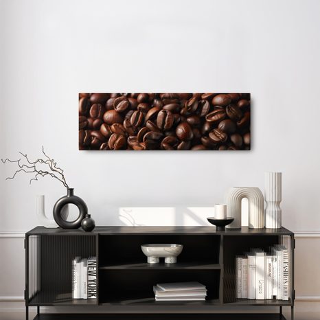 OBRAZ KÁVOVÁ SYMFONIE TEXTUR - OBRAZY JÍDLA A NÁPOJE - OBRAZY