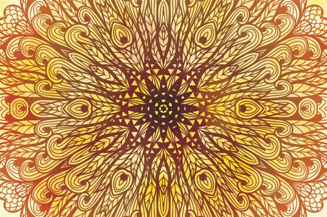 TAPETA JEDINSTVEN ETNIČKI ORNAMENT - TAPETE FENG SHUI - TAPETE