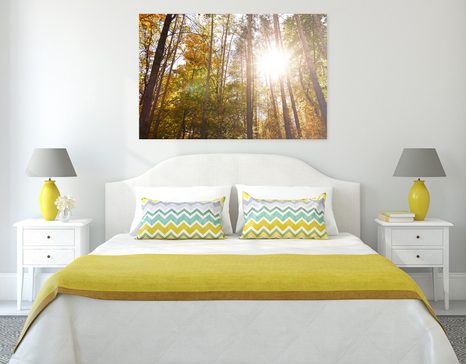 КАРТИНА НА ПЛАТНО – ГОРА В ЕСЕННИ ЦВЕТОВЕ - КАРТИНИ НА ПРИРОДАТА И ПЕЙЗАЖИ - КАРТИНИ