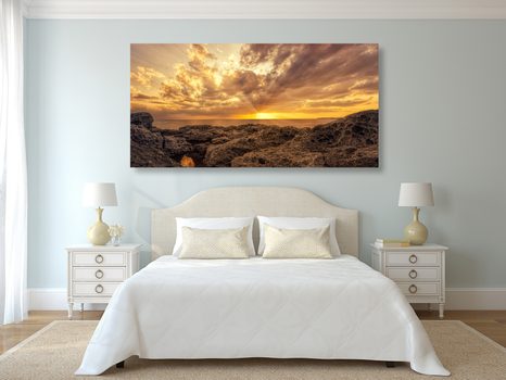 КАРТИНА НА ПЛАТНО – МОРСКИ СКАЛИ - КАРТИНИ НА ПРИРОДАТА И ПЕЙЗАЖИ - КАРТИНИ