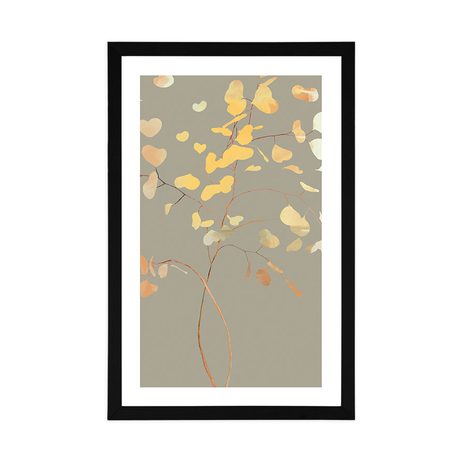 POSTER MIT PASSEPARTOUT ZAUBER DES ZWEIGES - MOTIVE AUS UNSERER WERKSTATT - POSTER