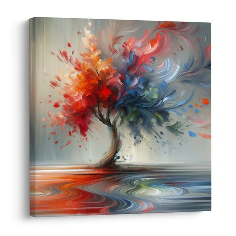 SLIKA APSTRAKTNO STABLO ŽIVOTA U POKRETU - SLIKE STABLA ŽIVOTA - SLIKE